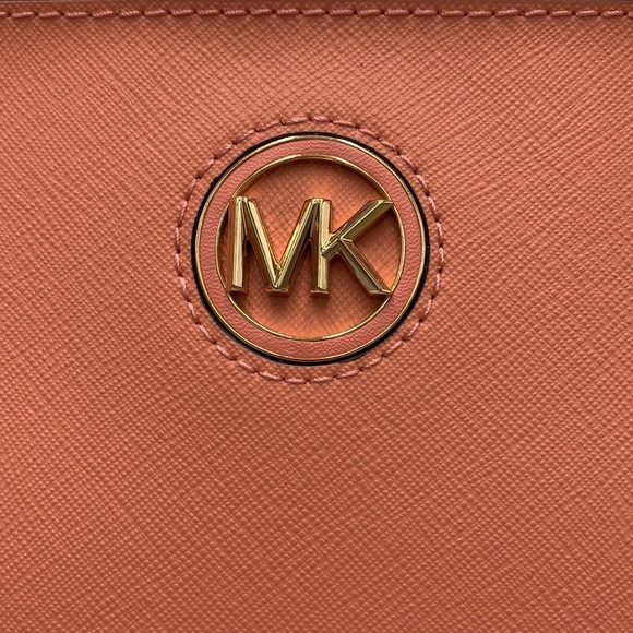 Michael Kors Carmen Large Leather NS Tote Sherbert - Picture 15 of 15